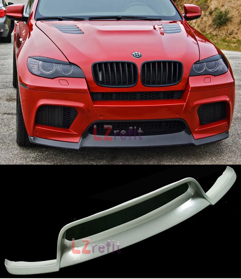 

UNPAINTED FRONT LIP SPOILER SPLITTER FOR BMW E71 X6M E70 X5M X5 M X6 M 10-14