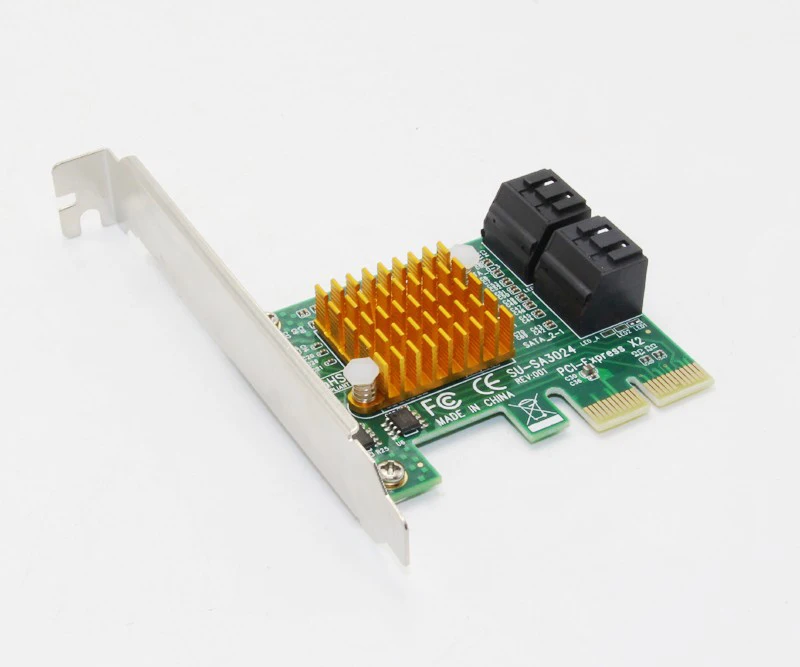 2X 4X 8X 16X PCI E карты Express для SATA 3 0 4 портовые III 6 Гбит/с расширительные платы адаптера