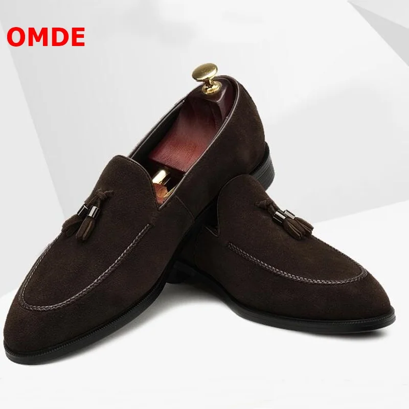 mens pointed suede shoes