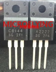 

MICROFLYING, 10 шт., 2SC6144 + 2SA2222 A2222 C6144 TO220F по 5 шт.
