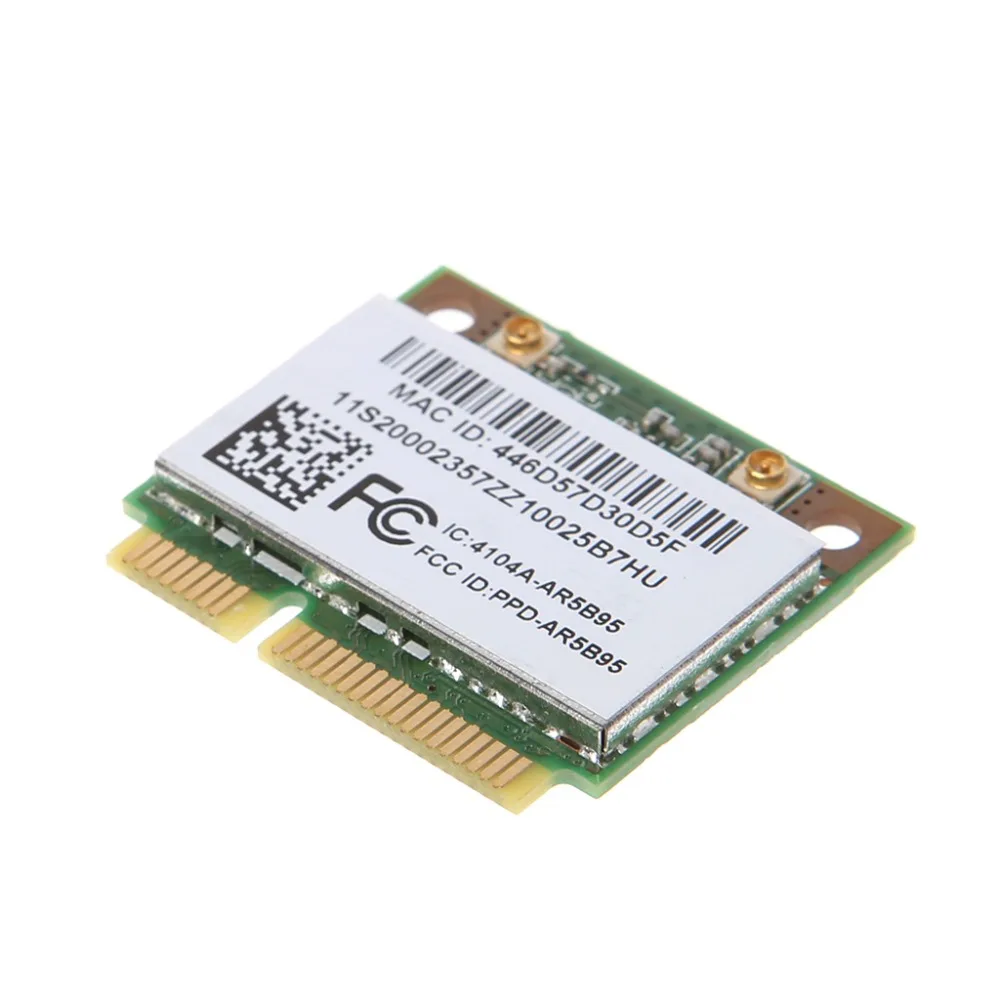 AR9285 AR5B95 Беспроводная 802.11b/g/n Половина мини PCI-Express WiFi карта для lenovo