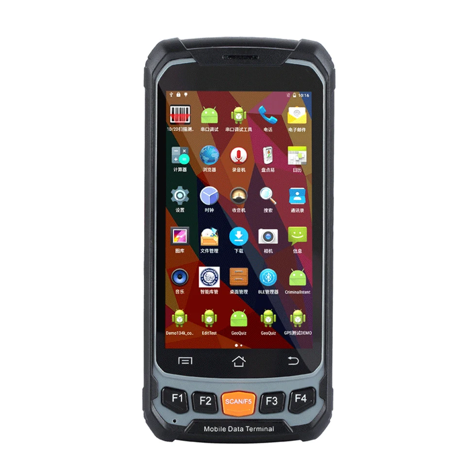US $264.88 Industrial Rugged Handheld PDA Android Data Collector Wireless 4G Mobile Data Terminal 1DLaser 2D QRCODE Barcode Scanner