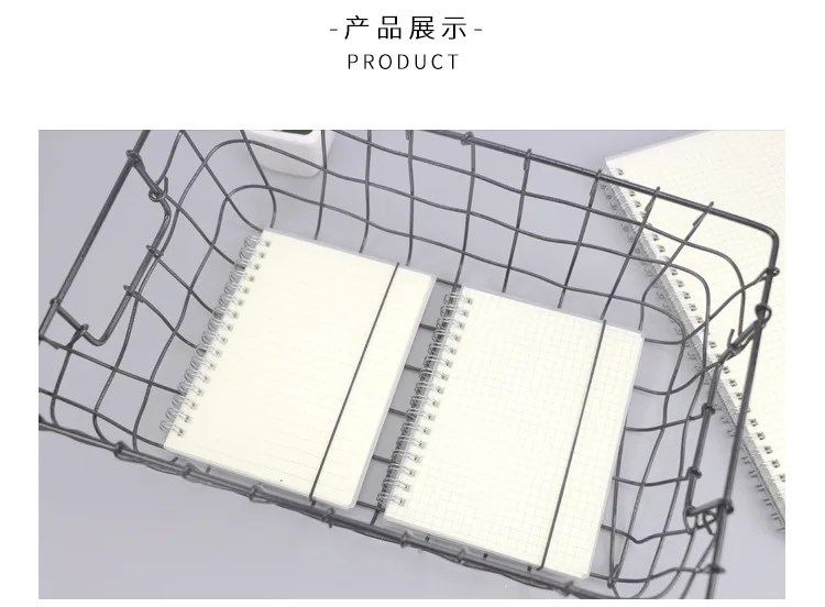 A5 A6 B5 спираль книги катушки Тетрадь выстроились в горошек пустой сетки Бумага Журнал Дневник Sketchbook для школьных принадлежностей