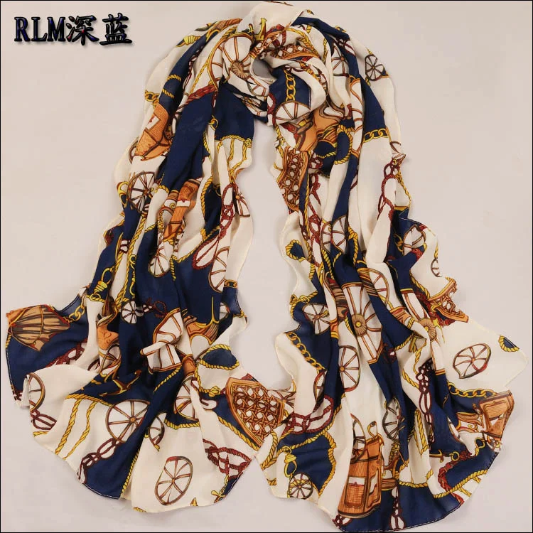 Min order $15 Free Shipping! Spring and Summer 2013 New Women's Fashion printed Design chiffon silk scarf/ shawl!|scarf embroidery|scarf