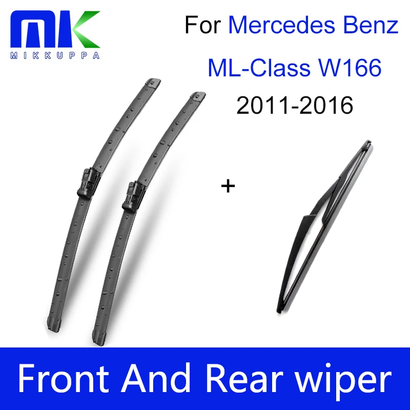 Front Rear Wiper Blade For Mercedes Benz ML-Class W166 2011 2012 2013 2014 2015 2016 Windshield Windscreen Auto Car Accessories