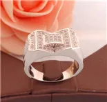 MISANANRYNE уникальные ювелирные изделия голубой Овальный циркон камень кольцо Серебряный цвет Свадебные обручальные кольца для мужчин и женщин