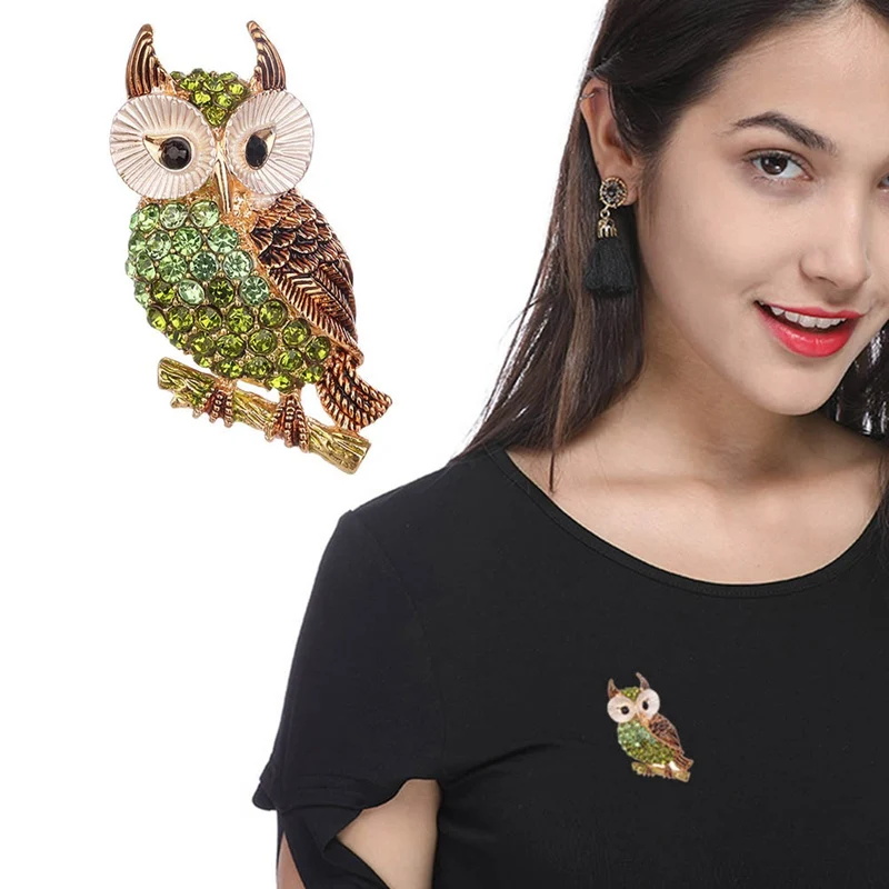 

2018 New Brooch Retro Owl Clothing Accessories Hot Pin Charming Chic High-grade Unisex Individuality Gift Hot Sale