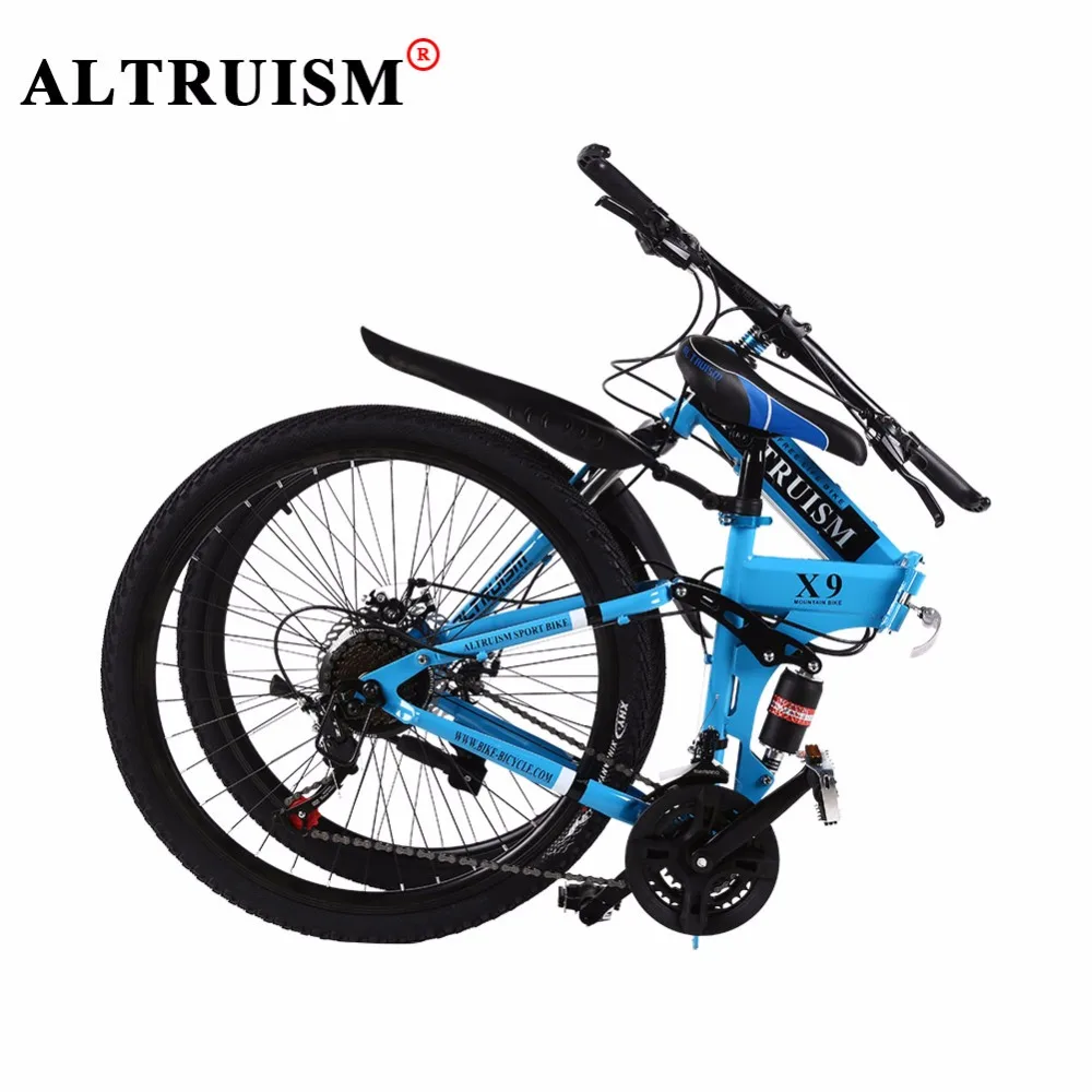 Altruism X9 Горный Велосипед Стали Floding 21 Скорость 26 дюймовый bicicleta bisiklet Bmx Двойной