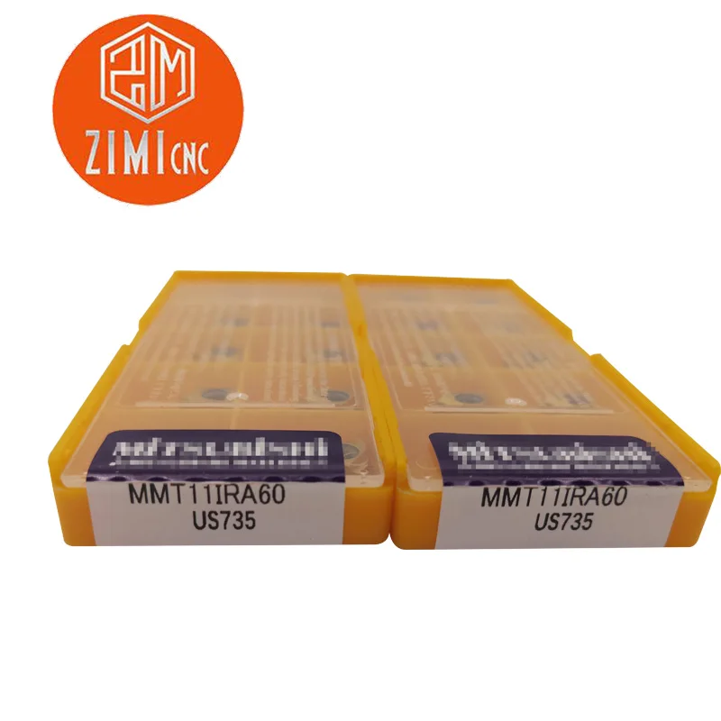 

10 pcs MMT11IR AG60 US735 thread turning carbide insert for internal threading tool boring