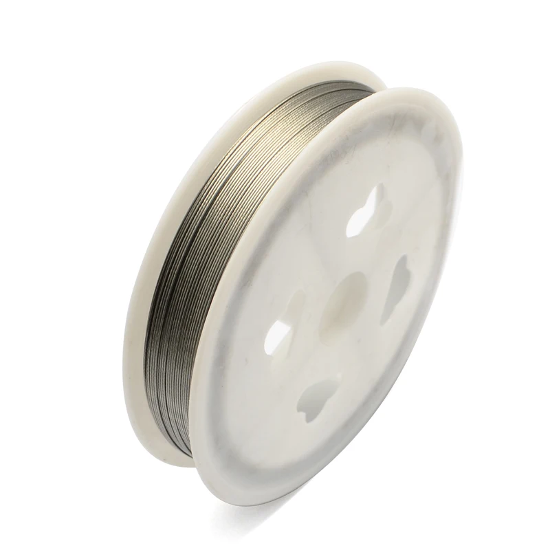 

0.3/0.35/0.38/0.45/0.5/0.7/0.8/1.0mm HOT Tiger Tail Steel Wire for Jewelry Accessories Necklace Bracelet DIY Making, LightGrey