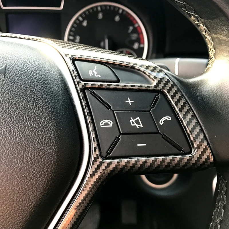 Отделка Рамы рулевого колеса для Mercedes Benz A B C E Cla Cls Gla Glk Class W176 W246 W204 W207|Рулевые и