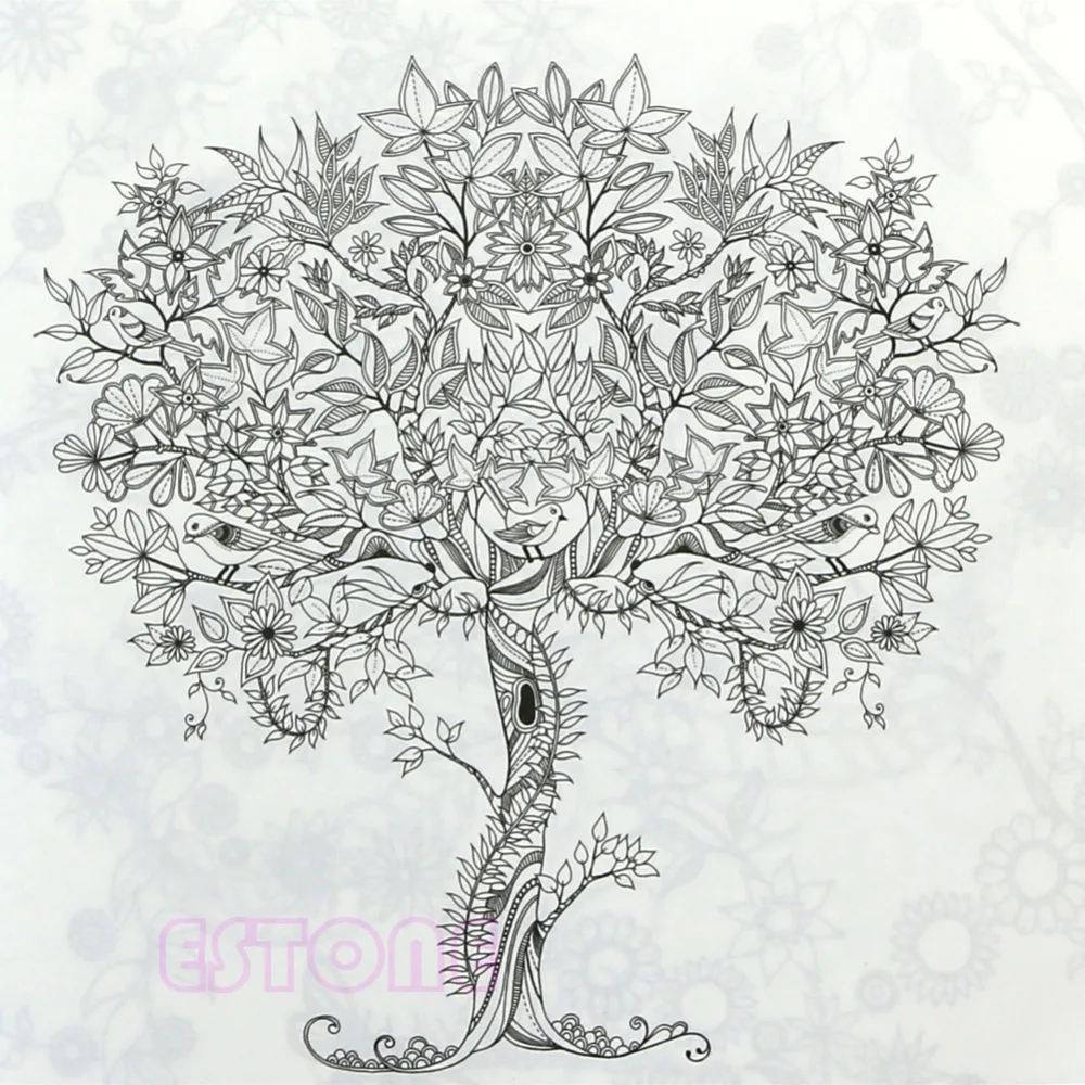 14 Pages Painting Coloring Book For Children Adult Relieve Stress Kill Time Graffiti Painting Drawing Art Book 1 PCS