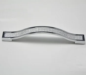 

8pcs Modern Kitchen Cabinet Handles and Drawer Pulls C.C.160mm crystal drawer pull / door handle knobs