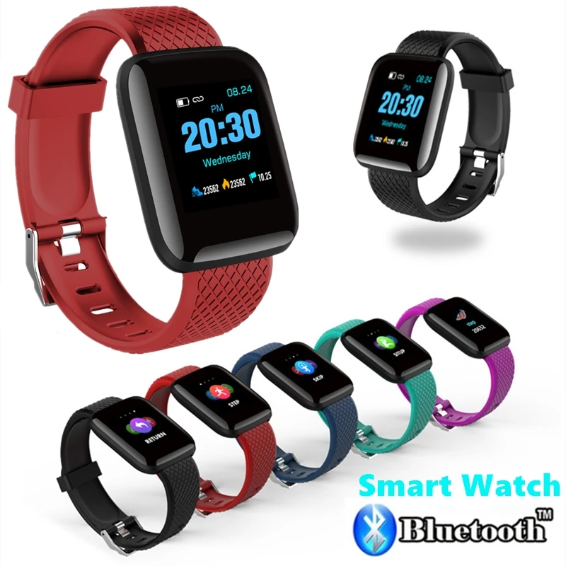 

5 Color Screen 1.3 inch Smart Bracelet Heart Rate Blood Pressure IP67 Waterproof Fashion Sports Watch Monitoring Band