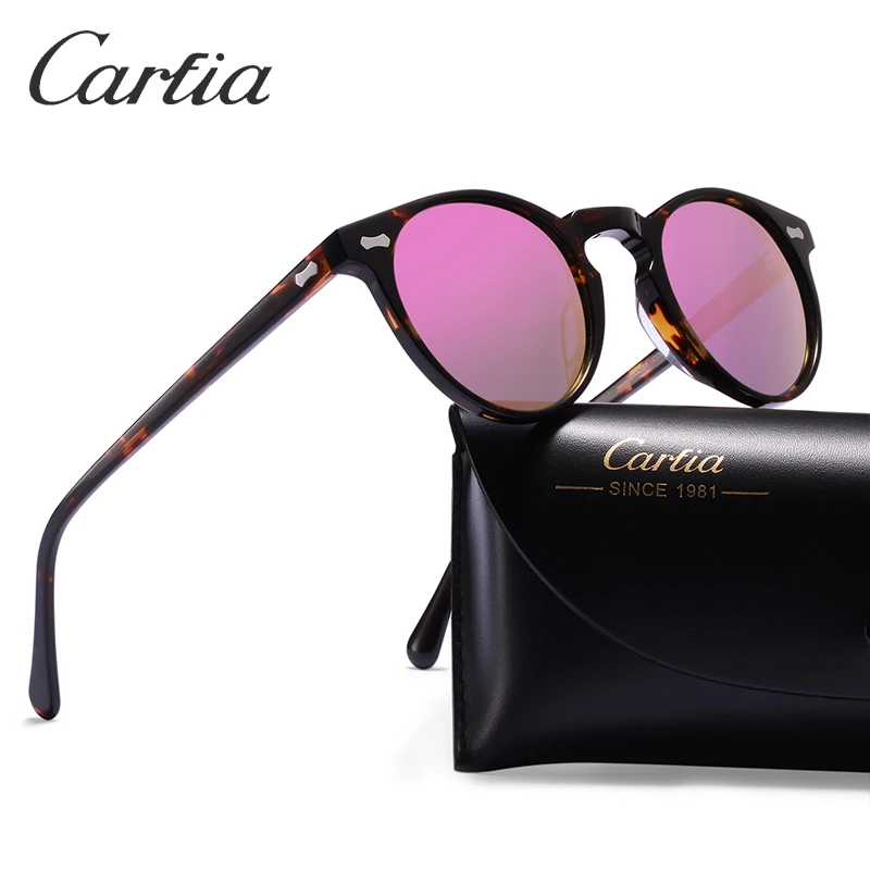 Gregory Uv400 Runde Black Polarisierte Männer turtle Pink turtle 100 Frauen 5288 Vintage Designer Carfia Green turtle Brown Peck Retro Marke black Grey Grey Sonnenbrille qvS7zwI6
