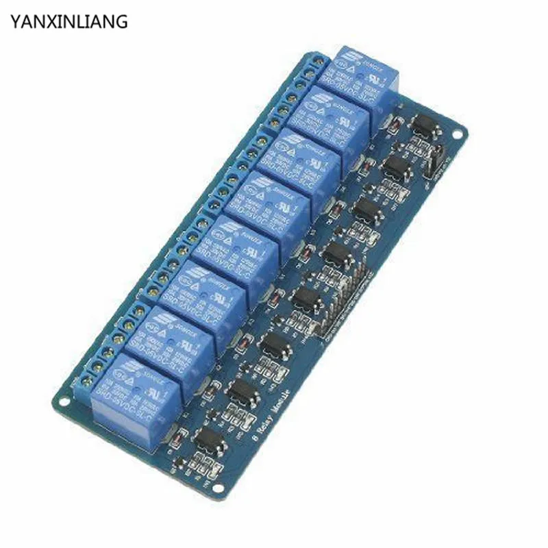 

With optocoupler 8 channel 8-channel relay control panel PLC relay 5V module hot sale in stock
