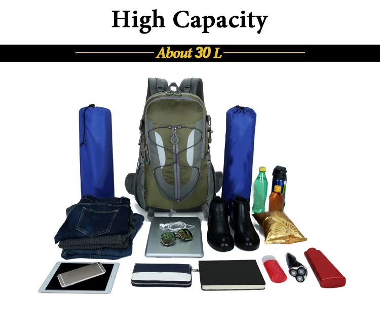 Facecozy, унисекс, рюкзак для путешествий, кемпинга, для мужчин и женщин, мягкий рюкзак для альпинизма, походов, рюкзаки, 30 л, вместительные спортивные сумки