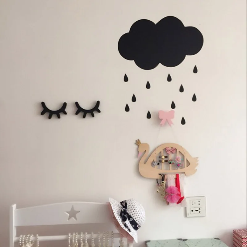 2 Pcslot Party Decoration Chambre 3d Mur En Bois Décoration - 