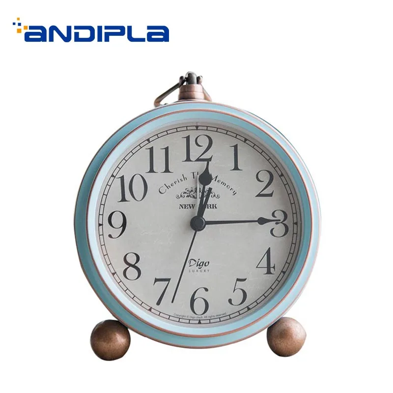  American Style Alarm Clock Alloy / Glass Mute Table Clocks Digital 12 Hours Modern Hanging Watch /  - 32949002314