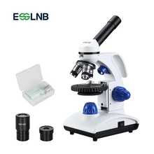 Microscope 40X-1000X Biological Microscope with Coaxial Coarse Fine Focusing Knob All-Metal Eyepiece(WF10X/25X) Slides LED Lamp Microscope 40X-1000X Biological Microscope with Coaxial Coarse Fine Focusing Knob All-Metal Eyepiece(WF10X/25X) Slides LED Lamp