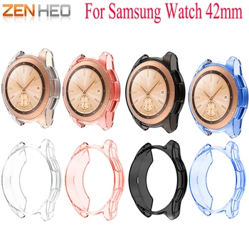 

New case cover For Samsung Galaxy Watch 42mm soft TPU Protection Silicone Full Case Cover shell frame For Galaxy Watch 42mm Case