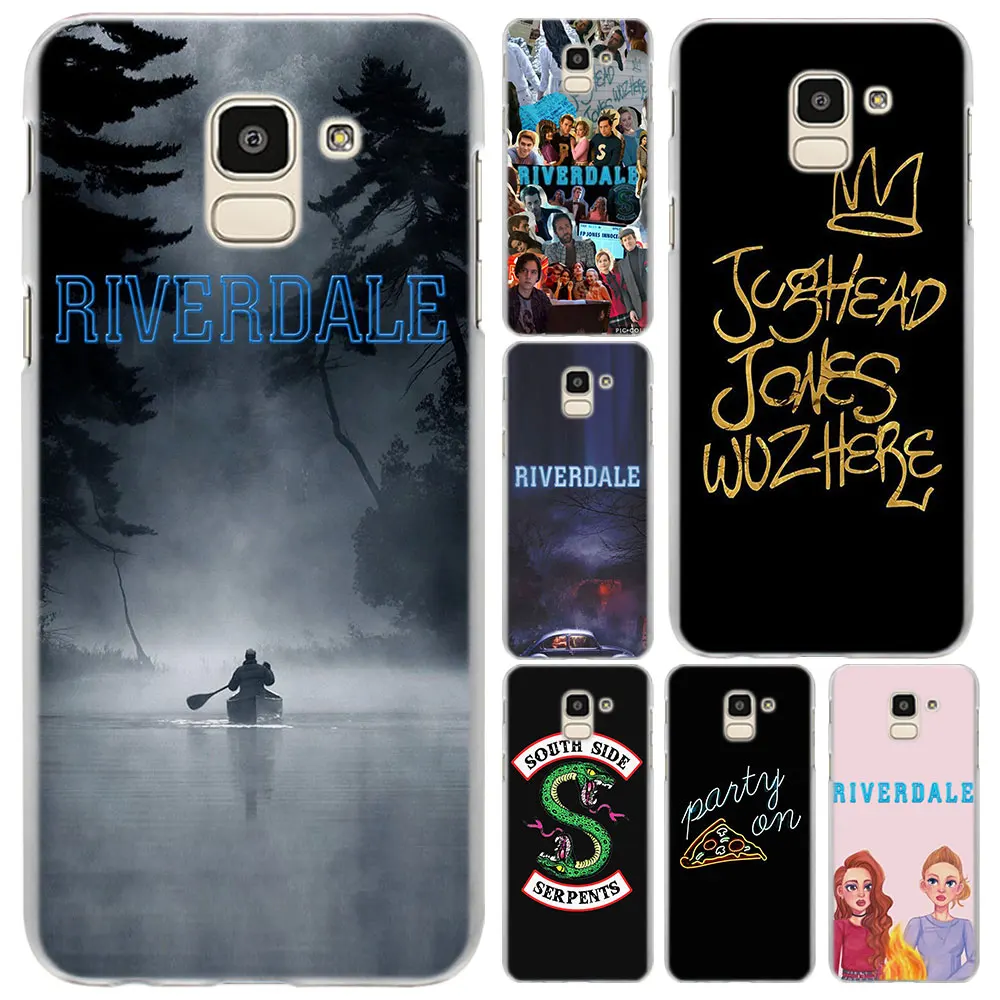 

Riverdale Pattern Transparent frame hard Case Cover for Samsung Galaxy J3 J4 J5 J6 J7 J8 2018 J5 J7 J2 Prime