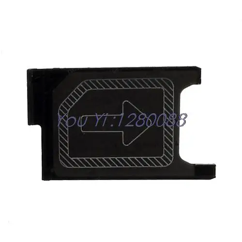 Черный Слот для держателя Micro Sim-карты Sony Xperia Z3 D6653 L55T L55W L55U держатель SIM-карты |