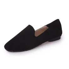 Сезон весна-осень; стиль; простые туфли на плоской подошве с круглым носком; стильная удобная повседневная обувь; 6,15