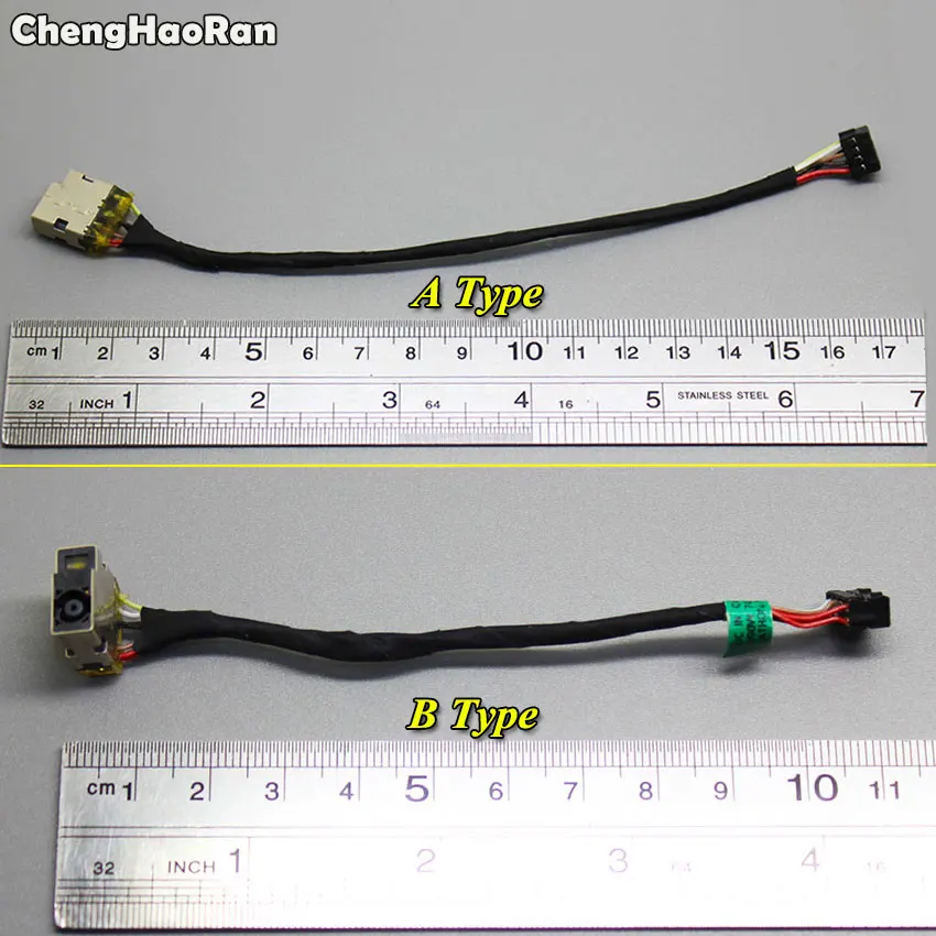 Chenghaoran Per Hp Pavilion 15-Af 15-Ac 15-Ae 250 255 G4 15-Bn 15-Ay Tpn-I120 Tpn-C125 Cavo Jack Di Alimentazione Cc Cavo Di Ricarica