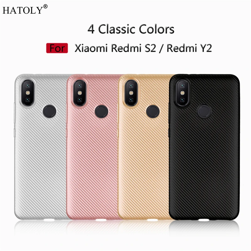 Чехол для Xiaomi Redmi Y2 резиновый силиконовый защитный чехол задней панели телефона