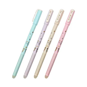 

1PC Kawaii Small Fresh Style Erasable Gel Pen Refills Is Blue Ink And Black Ink A Magical Writing Neutral Pen G-3126