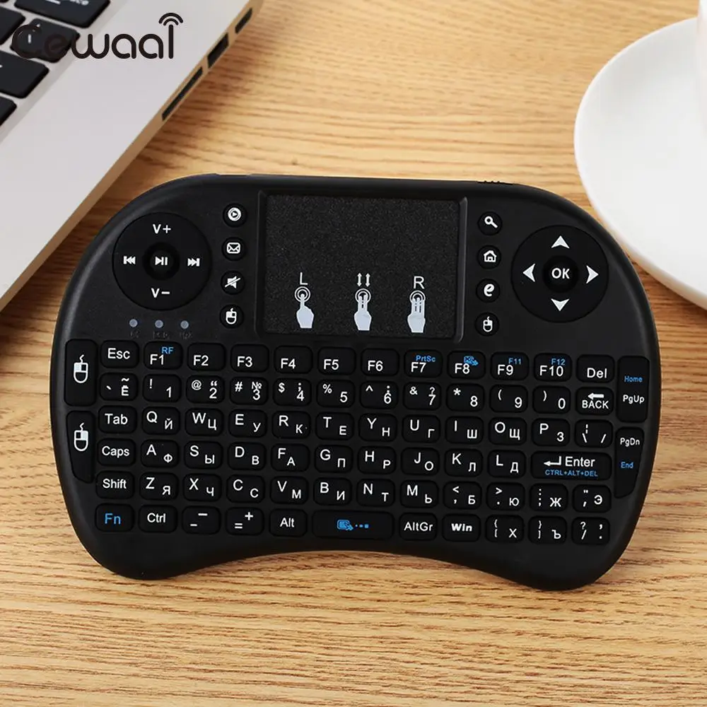 Wireless Keyboard Touchpad Wireless Mouse Touch Tablet Keypad Portable Handheld Premium Russian Keyboard