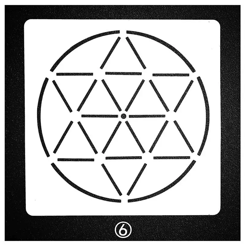 

Mandala Circle Design Stencils For Painting Scrapbooking Stamp Cake Decorating Tool Embossing Paper Card Album DIY Decoration