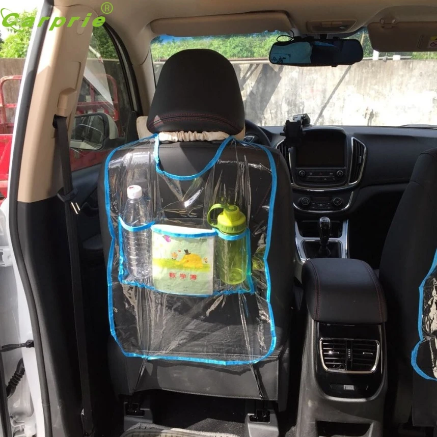 

63cmX45cm Blue Car Auto Seat Back Protector Cover For Children Kick Mat Storage Bag Top Qulity Oxford Cloth + PVC Oct 12
