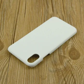 

3D PC Sublimation Blank Cover Case for iPhone X Plastic Hard DIY Phone Case for iPhone 10 Printed Case 100PCS/LOT