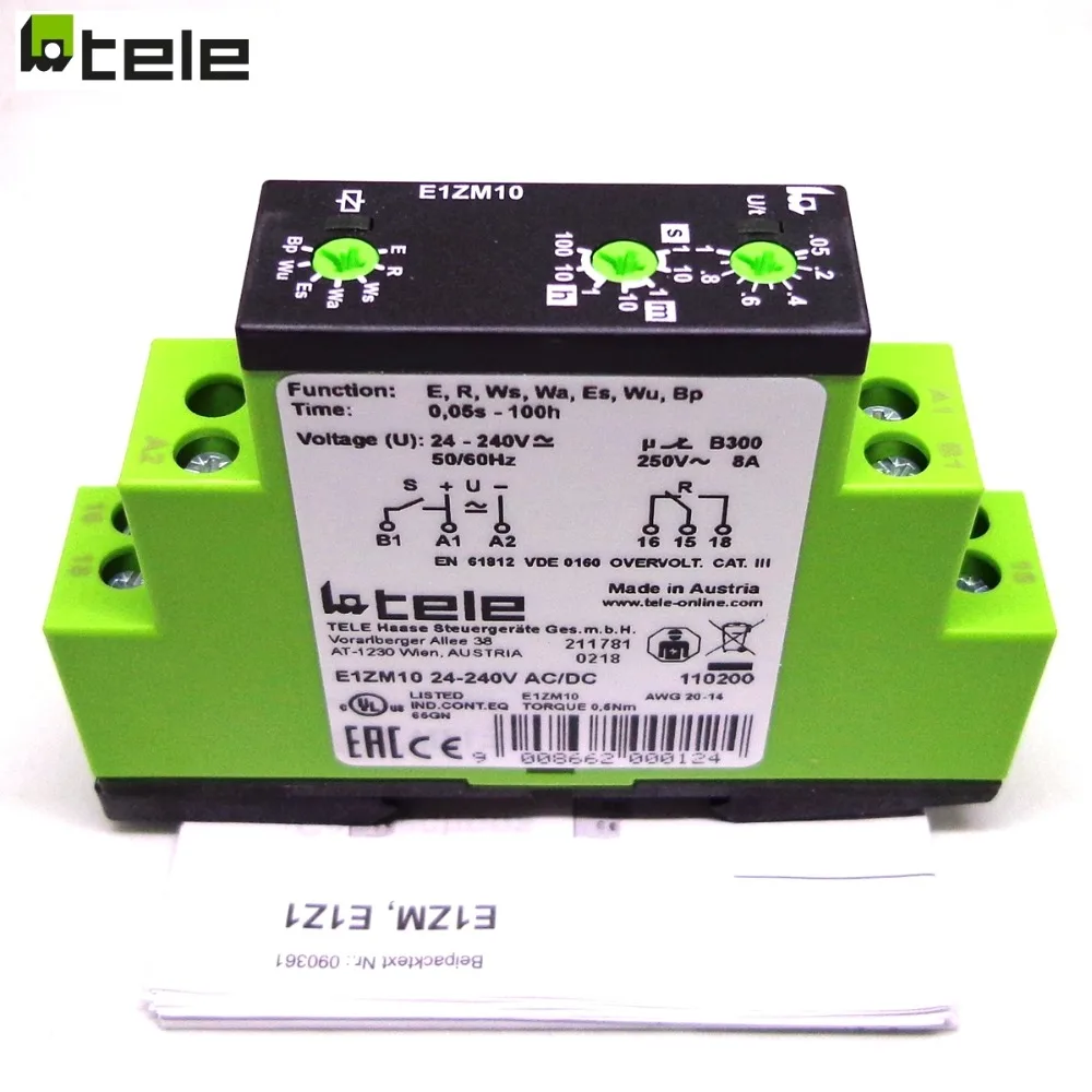 TELE реле E1ZM10 24-240VAC/DC новое и оригинальное реле