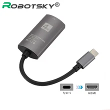 USB Type C to HDMI Converter 4K*2K USB C Type-C Adapter Cable for Samsung Galaxy S8 S9 Note 8 Macbook