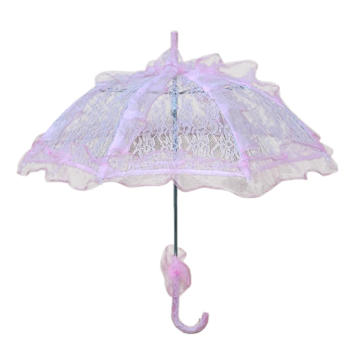 Стильный западный стиль зонтик кружева Флер Зонтик Украшение Свадебная невеста зонтик