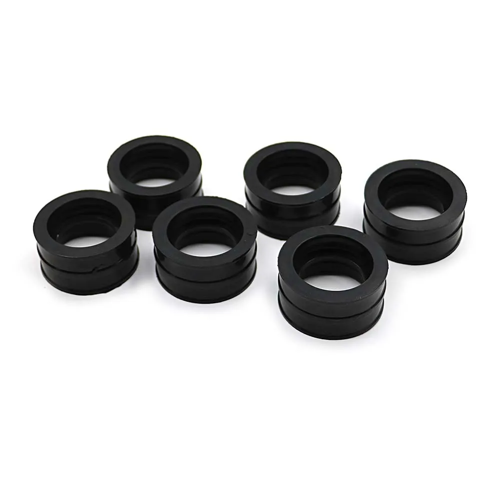 6 Pcs Motorcycle Carburetor Adaptor Manifold Interface Carburetter