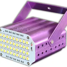 Низкая цена 10 XLOT Мини светодиодный стробоскоп свет 36 шт. светодиодный SMD 5050 Строб сцена свет, звук Управление/автоматический режим Run