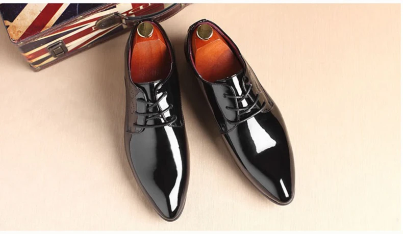 Mens Casual Shoes' Black Oxford Shoes Men Winter Autumn Spring Men Casual Shoes Leather Lace Business Formal Shoe For Mens Brand (13)