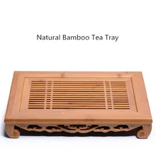 Креативный Натуральный Бамбуковый чайный поднос дренажный чайный поднос для домашнего офиса кунг-фу чайный поднос журнальный столик украшение подарок