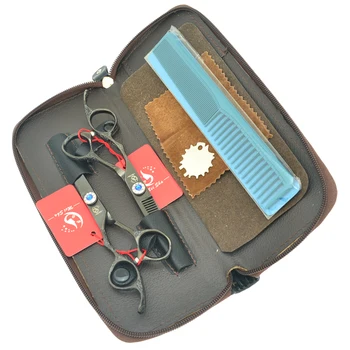 

6.0Inch Meisha JP440C Professional Left Hand Hair Scissors Kits Salon Barbers Black Left Handed Cutting & Thinning Shears HA0379