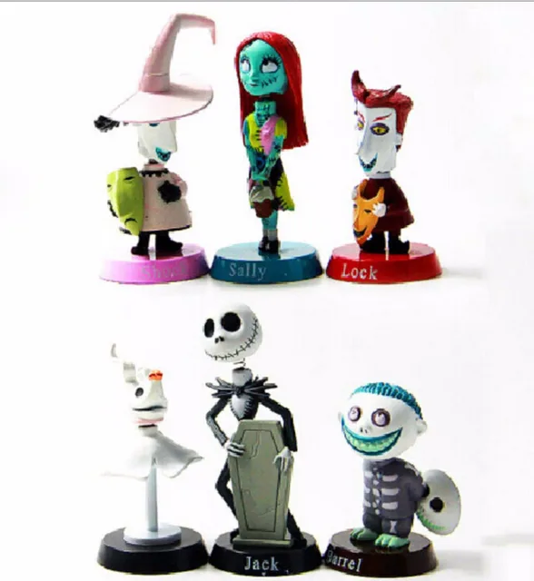 6pcsset nightmare before christmas figure lock sally zero barrel shock jack action figures toy - Nightmare Before Christmas Lock Shock And Barrel 6pcsset nightmare before christmas figure lock sally zero barrel shock jack action figures toy - Nightmare Before Christmas Lock Shock And Barrel
