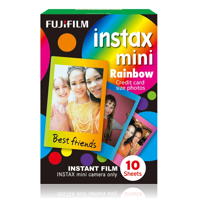 Fujifilm Instax Mini Rainbow Instant 60 пленка для Fuji Mini 7 s 8 8+ 9 25 50 s 70 90 300 SP-1 2 принтера