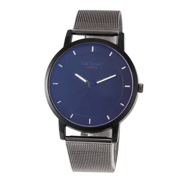 

Men Classic Watches Reloj Mujer 2019 Fashion Simple Atmosphere Without Digital Scale Mesh Belt Men's Clock Relogio Masculino