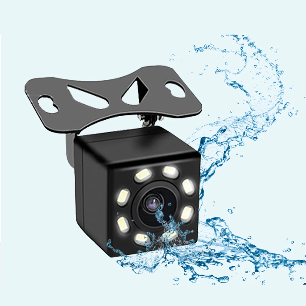 

bosion 8 LED IR Night Vision Back Camera Waterproof Backup Parking Camera Universal Wide Angle Rearview Car Rear View Camera
