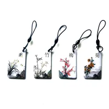 1 шт., китайский стиль, 125 кГц, RFID EM4100, брелки для ключей, жетоны, брелки, брелок, ID карта, только для чтения, контроль доступа, RFID карта