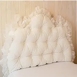 Романтический сплошной белый/розовый кружево принцесса благородство кровать подушки детские постельный принадлежности подушки с core