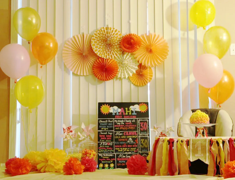 Набор из 7 оранжевых тем Сделай Сам бумага для рукоделия бумажные вентиляторы розочки фото фон для дня рождения свадьбы детский душ подвесные украшения для вечеринки
